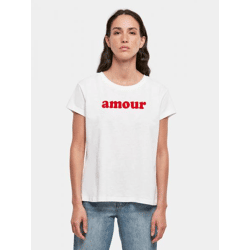 lässiges Days Beyond Damen T-Shirt 140 g/m² mit Baumwolle Weiß