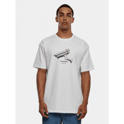 lässiges Mister Tee Herren T-Shirt Oversize 240 g/m² mit Baumwolle Weiß