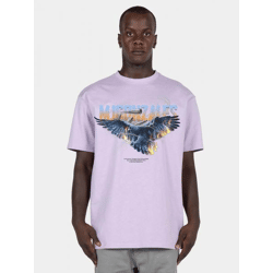 lässiges MJ GONZALES Herren T-Shirt Oversize 240 g/m² mit Baumwolle Violett