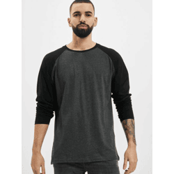 lässiges Urban Classics Herren Sweatshirt 140 g/m² mit Baumwolle Grau/Schwarz