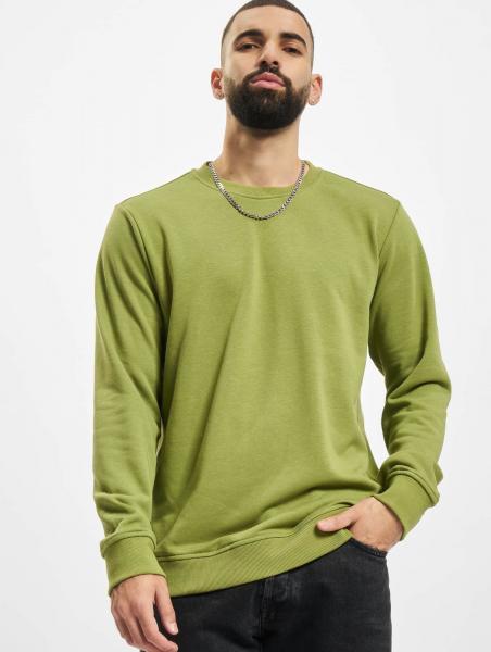 l&auml;ssiges Urban Classics Herren Sweatshirt 300 g/m&sup2; mit Baumwolle Gr&uuml;n