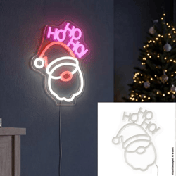 LED Neon Santa HoHoHo, ca. 25cmH