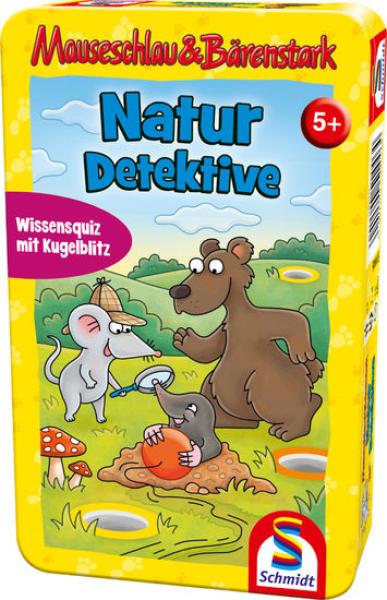 Mauseschlau & B&auml;renstark, Naturdetektive - Mitbringspiel in Metalldose