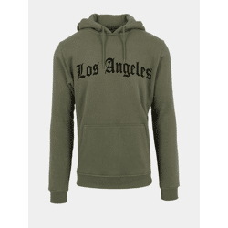 moderner Mister Tee Herren Hoodie Kordelzug Kapuze mit Baumwolle Khaki