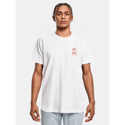 modernes Mister Tee Herren T-Shirt 200 g/m² mit Baumwolle Weiß