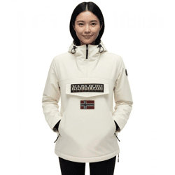 NAPAPIJRI Rainforest Damen Übergangs-Jacke mit nachhaltiger Comfortemp-Synthetikfüllung Windbreaker Wind-Jacke NP0A4GM6N1J1 Beige