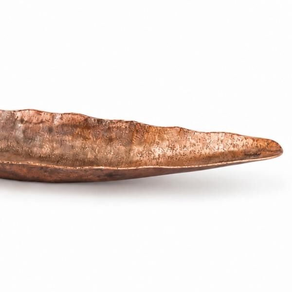 PTMD-Schale „Semin“, rustikal, kupferfarben, 73 cm