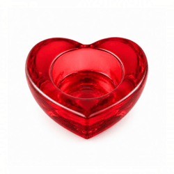 PTMD Teelichthalter „Hearly“, rot, 7 cm