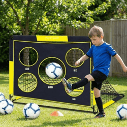 SoccerShot 2-in-1-Fußballtor für Kinder mit Zielscheiben | Sportausrüstung | Kinderspiele