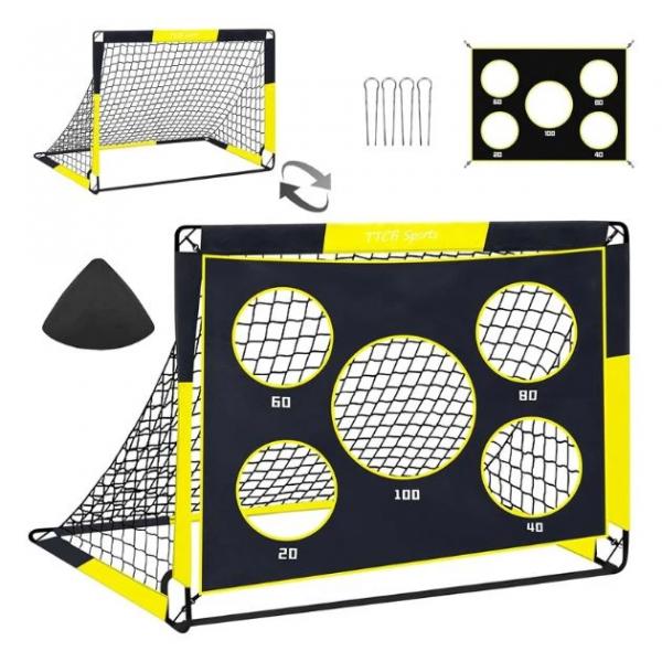SoccerShot 2-in-1 Kids Football Goal with targets | Sports Equipment | Kids Games