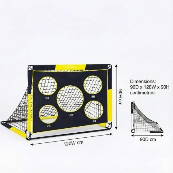 SoccerShot 2-in-1 Kids Football Goal with targets | Sports Equipment | Kids Games