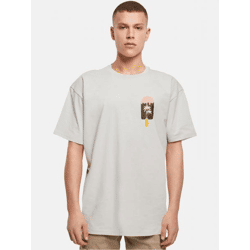 sportliches Merchcode Herren T-Shirt Oversize 240 g/m² mit Baumwolle Grau