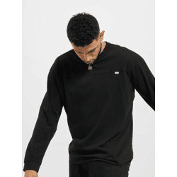 sportliches URBAN CLASSICS Herren Longsleeve mit Oversize-Passform Baumwoll-Shirt 180 g/m² Schwarz