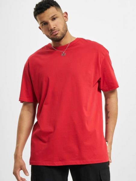 sportliches Urban Classics Herren T-Shirt 180 g/m&sup2; mit Baumwolle Rot