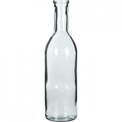 Transparente Glasflasche, 900 ml