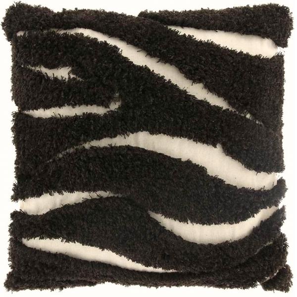 Unique Living Kissen „Marina“, schwarz, 45 x 45 cm