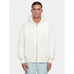 weicher Bazix Republiq Herren Hoodie mit Baumwolle Weiß