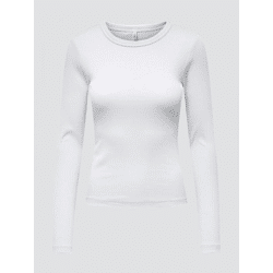 weiches Only Damen Sweatshirt Stretch mit Baumwolle Weiß