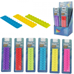 Zappelspielzeug pop-it 16 cm 6 Stück sortiert