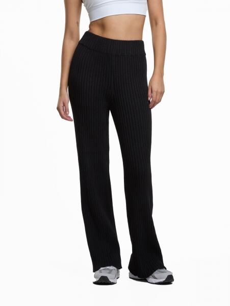 aim'n goal'n Rib Knit Jogging Pants, Black