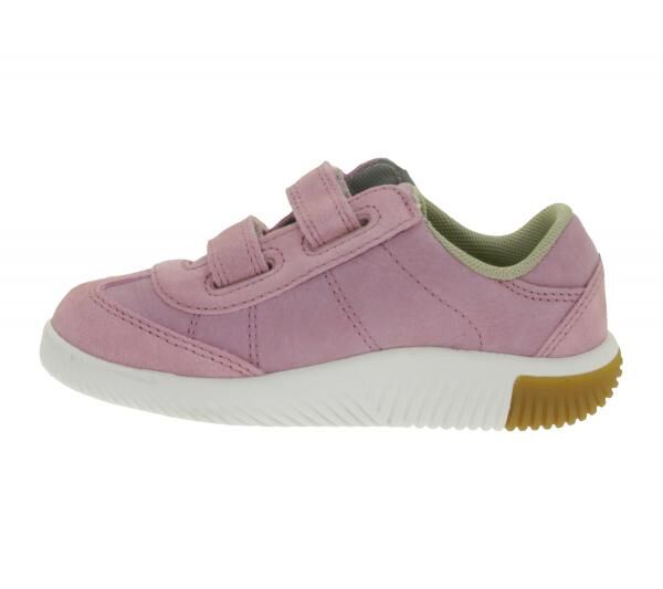 Bequeme KEEN Knx T-Toe DS Kinder Barfu&szlig;schuhe mit Eco Anti-Odor-Technologie Echtleder-Schuhe Freizeit-Schuhe 1031271 Rosa