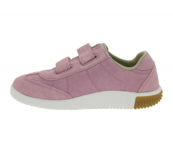 Bequeme KEEN Knx T-Toe DS Kinder Barfu&szlig;schuhe mit Eco Anti-Odor-Technologie Echtleder-Schuhe Freizeit-Schuhe 1031268 Rosa