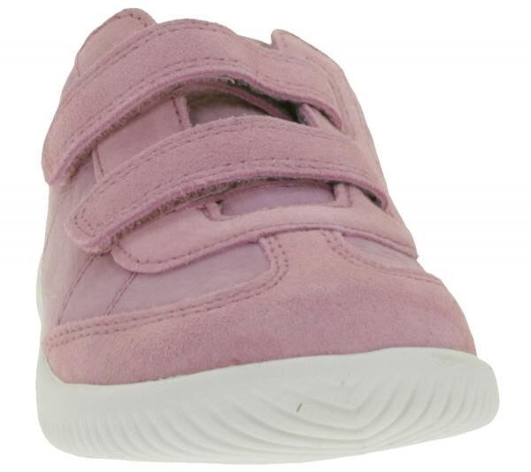 Bequeme KEEN Knx T-Toe DS Kinder Barfu&szlig;schuhe mit Eco Anti-Odor-Technologie Echtleder-Schuhe Freizeit-Schuhe 1031271 Rosa