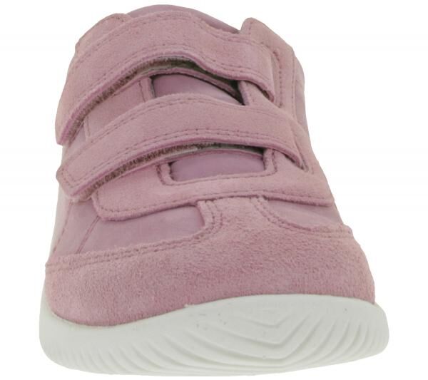 Bequeme KEEN Knx T-Toe DS Kinder Barfu&szlig;schuhe mit Eco Anti-Odor-Technologie Echtleder-Schuhe Freizeit-Schuhe 1031268 Rosa