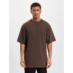 bequemes DEF Herren T-Shirt mit Baumwolle Braun