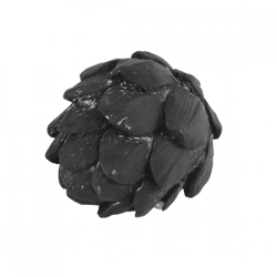 Countryfield Statue Artischocke Jaro schwarz 10,5 cm