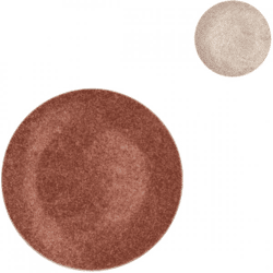 Decoratiebord Melamine Shine bronskleurig/nude 22 cm 2 assorti