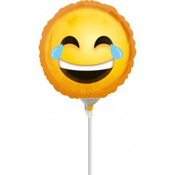 Laughing Emoticon Mini foil balloon