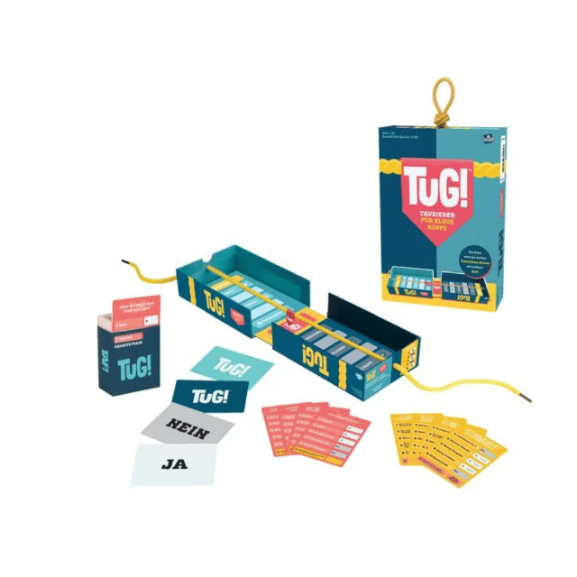 GAME GOLIATH TUG Trivia Quizspiel Spiel Gesellschaftsspiel Lernspiel Partyspiel Familienspiel Restposten