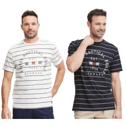 klassisches FQ1924 FQTom SS Herren T-Shirt mit Rundhals Shirt 21900644 in Weiß oder Grau