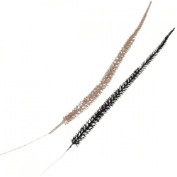 Artificial branch Shine Penni black/champagne 52 cm set of 12