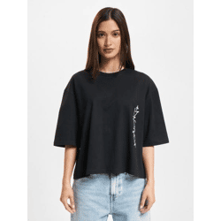 lässiges Dangerous DNGRS Damen T-Shirt 180 g/m² mit Baumwolle Schwarz