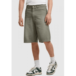 leichte Urban Classics Herren Shorts Denim mit Baumwolle Grün