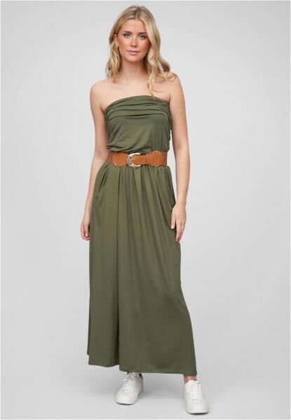 modisches Cloud5ive Damen Kleid Stretch Gr&uuml;n