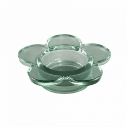 PTMD theelichthouder Bloomy groen 11 cm