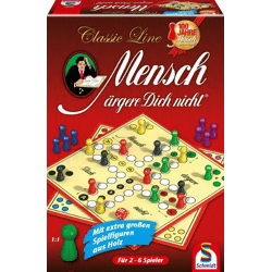 Classic Line, Mensch ärgere Dich nicht®, with large game pieces - Game