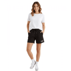 Hollister X Social Tourist Damen Sweat-Shorts Sport-Hose Baumwoll-Hose 365-347-0004-900 Schwarz