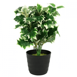 Artificial holly plant in a pot, 25 cm