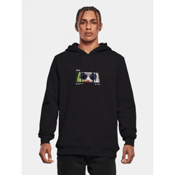 lässiger Mister Tee Herren Hoodie Kapuze mit Baumwolle Schwarz