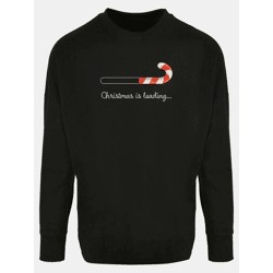 lässiges Merchcode Herren Longsleeve 220 g/m² mit Baumwolle Schwarz
