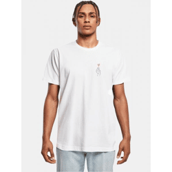 lässiges POD Herren T-Shirt Oversize 200 g/m² mit Baumwolle Weiß