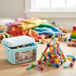 MagBuild Magnetic Building Blocks - 60 Pieces (A5)
