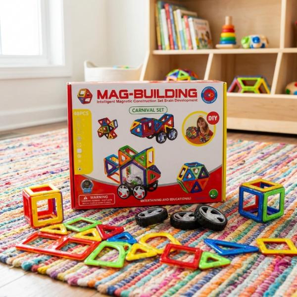 MagBuilding Magnetische Bausteine - 48teilig (A12) NEUWARE
