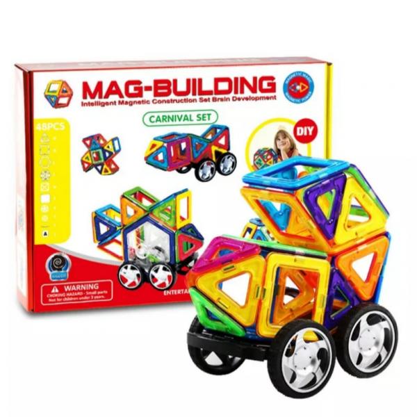 MagBuilding Magnetische Bausteine - 48teilig (A12) NEUWARE