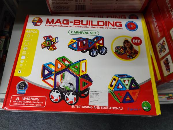 MagBuilding Magnetische Bausteine - 48teilig (A12) NEUWARE