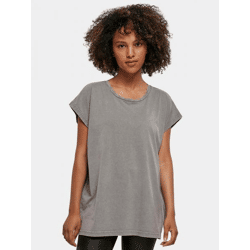 modernes Build Your Brand Damen T-Shirt 160 g/m² mit Baumwolle Grau